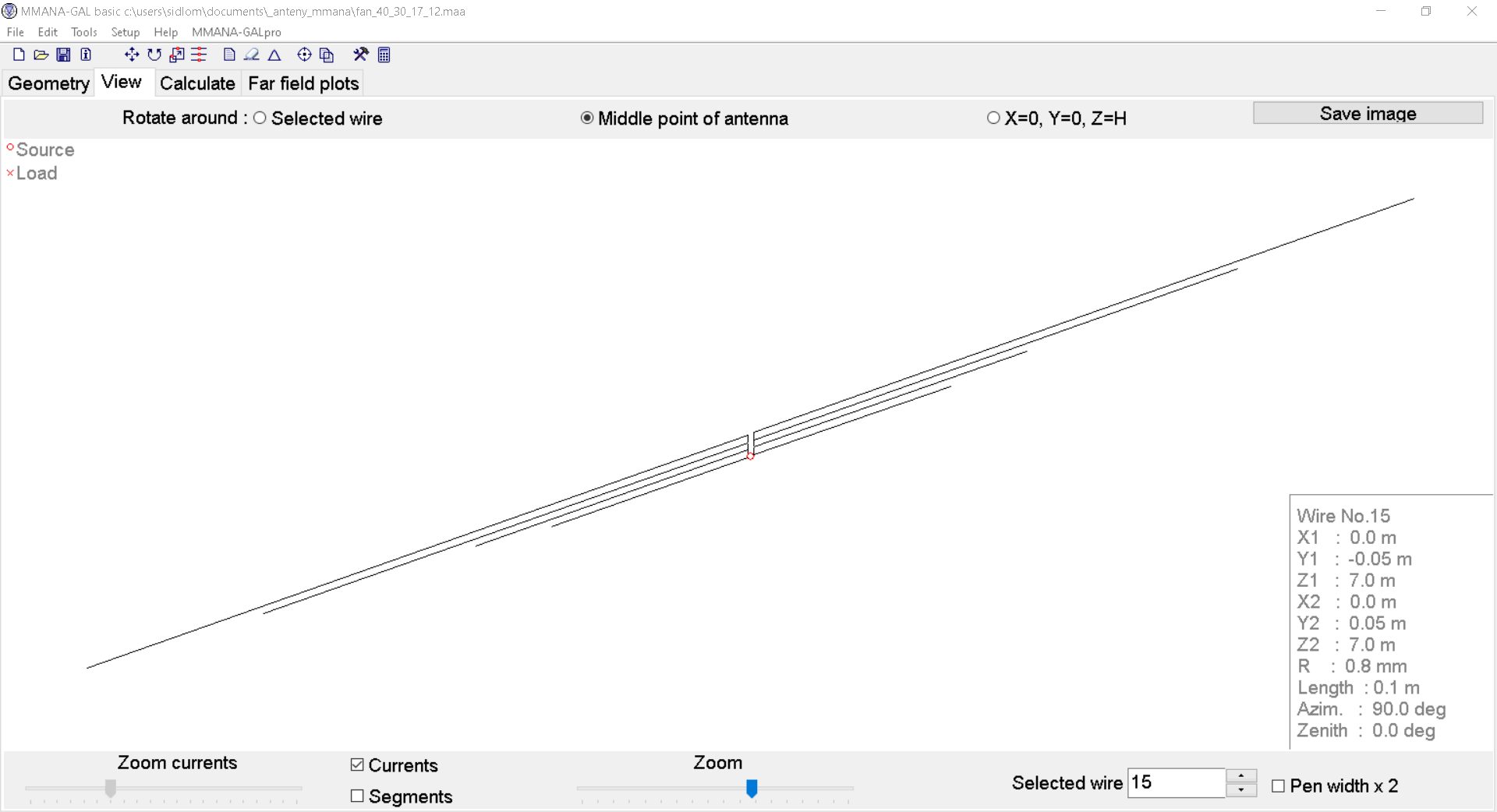 Fan dipole schematics